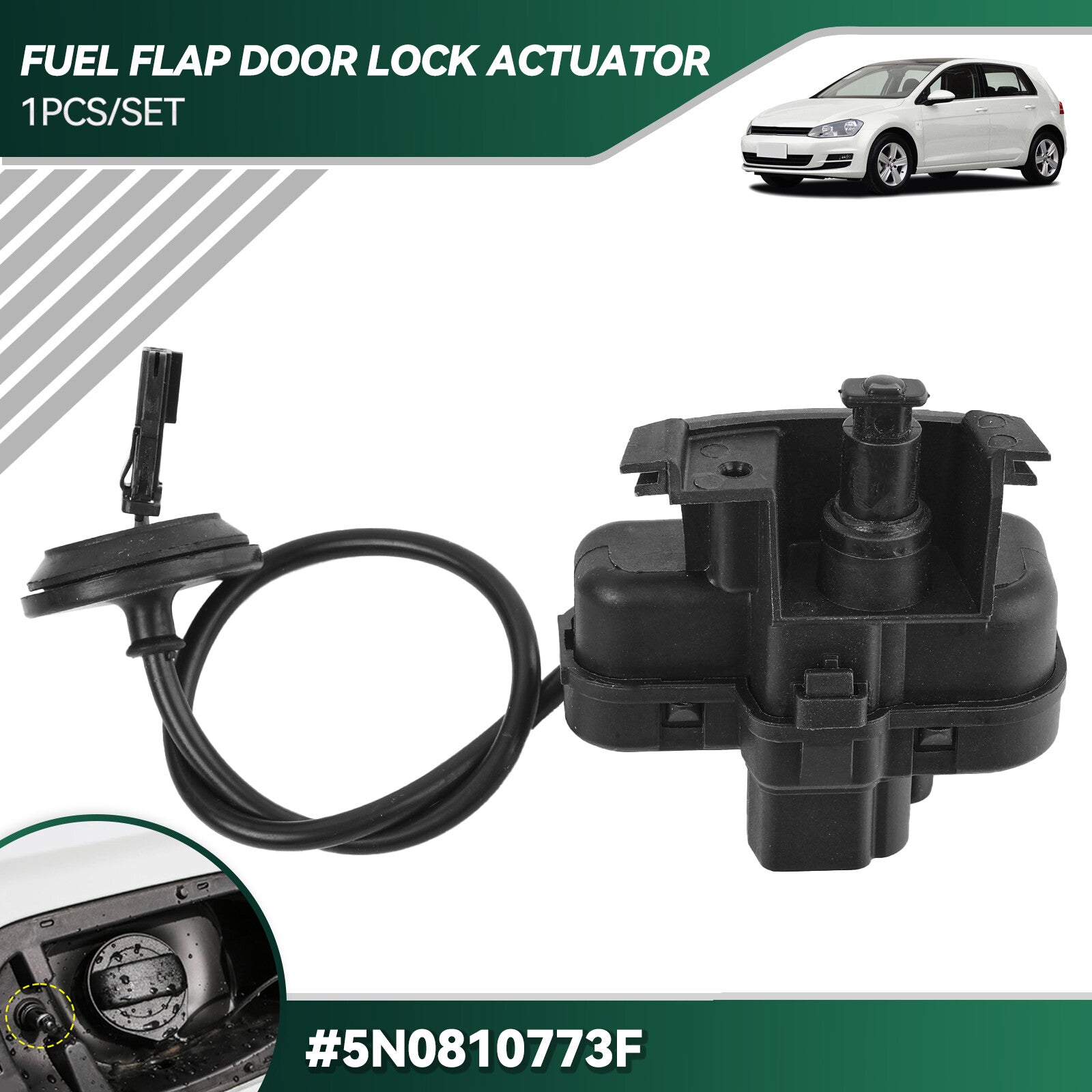 for VW for Golf MK5 MK6 Scirocco for Tiguan 5N Fuel Flap Door Lock Actuator 5N0810773F Q