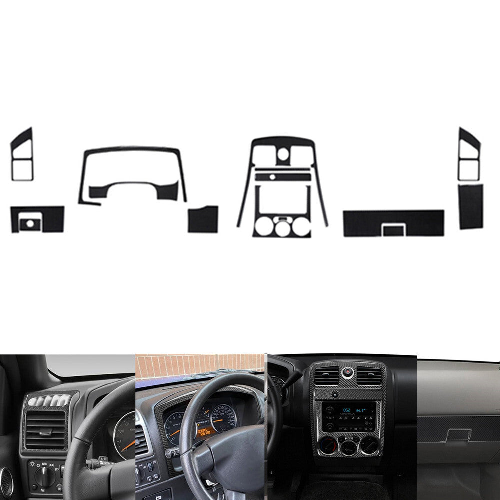 Carbon Fiber Speedometer Surround Cover Trim for Mustang Convertibl 2001-04 v