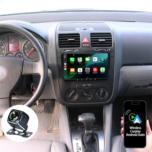 for Volkswagen for Bora 2006-2015 Stereo Android Auto Carplay Car Radio Screen GPS