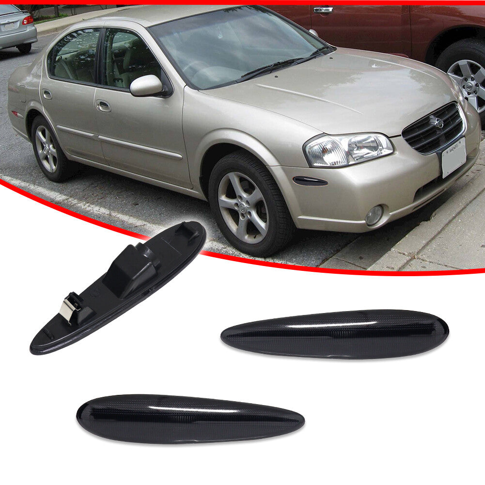 For 00-03 for Maxima Left + Right Parking Side Marker Light Assembly 1 Pair - v