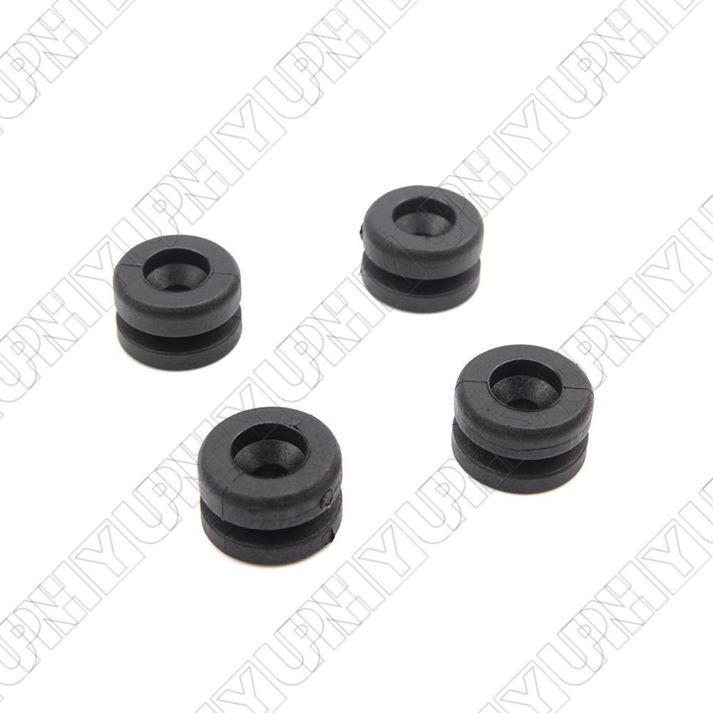 4 Pcs Plastic Cushion Pad with Screws For Motorcycle Top Rear Luggage Box Case Q