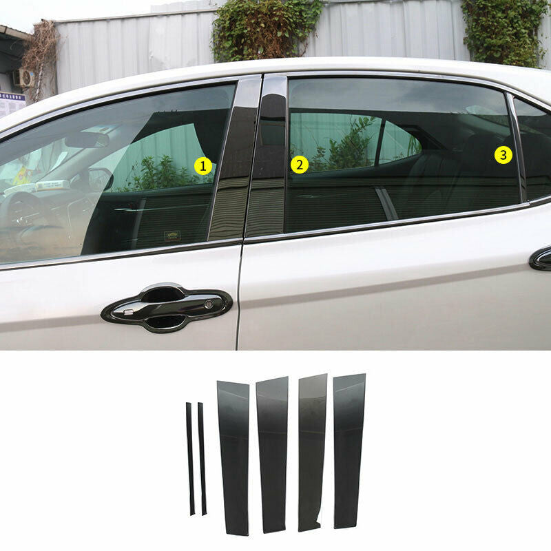 Side ventilation window spoon cover glossy black decoration suitable for 2019-2022 for Kia Forte K3- v