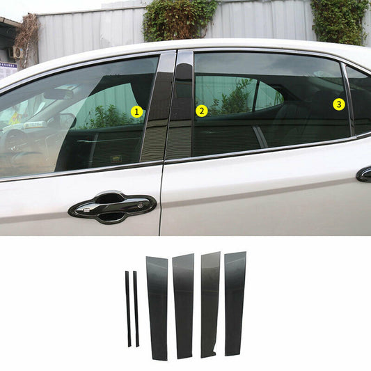 Side ventilation window spoon cover glossy black decoration suitable for 2019-2022 for Kia Forte K3- v
