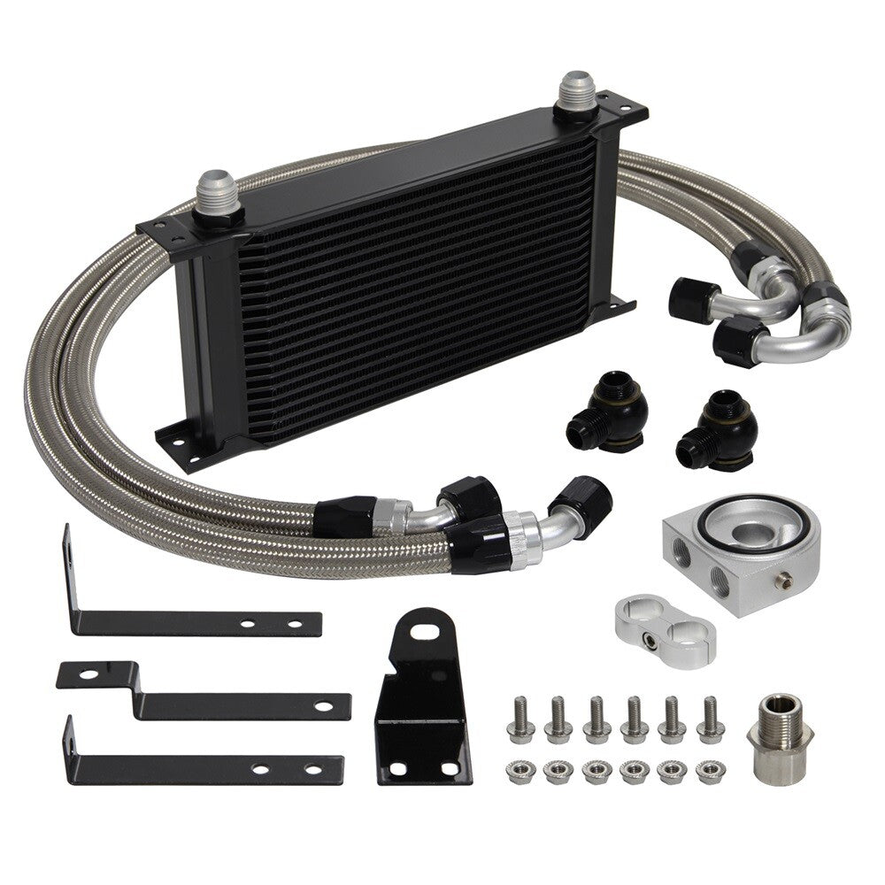 19 Row Bolt On Oil Cooler Kit for Honda S2000 F20C F22C AP1 AP2 Engine 2000-2009