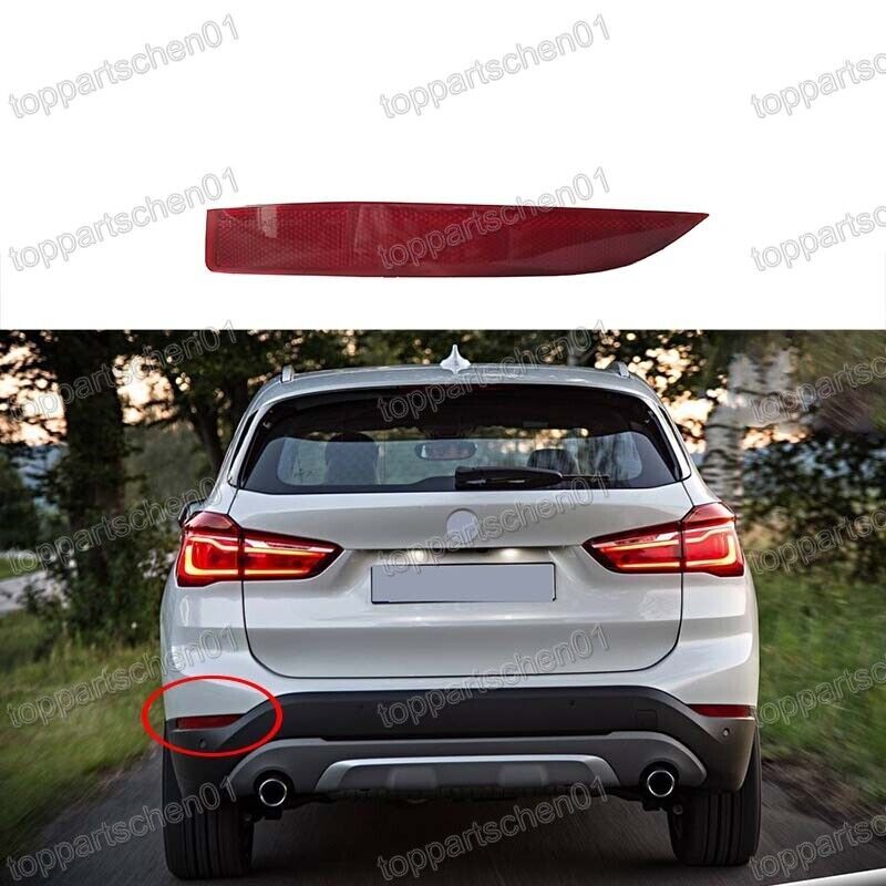 1Pcs Rear Bumper Reflector Light Lamp Left 61617355547 for BMW X1 F49 2016-2019 Q