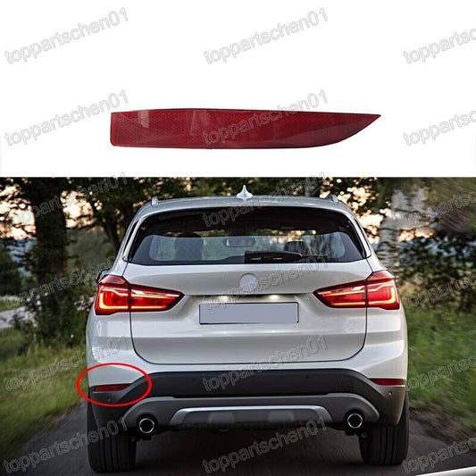1Pcs Rear Bumper Reflector Light Lamp Left 61617355547 for BMW X1 F49 2016-2019 Q