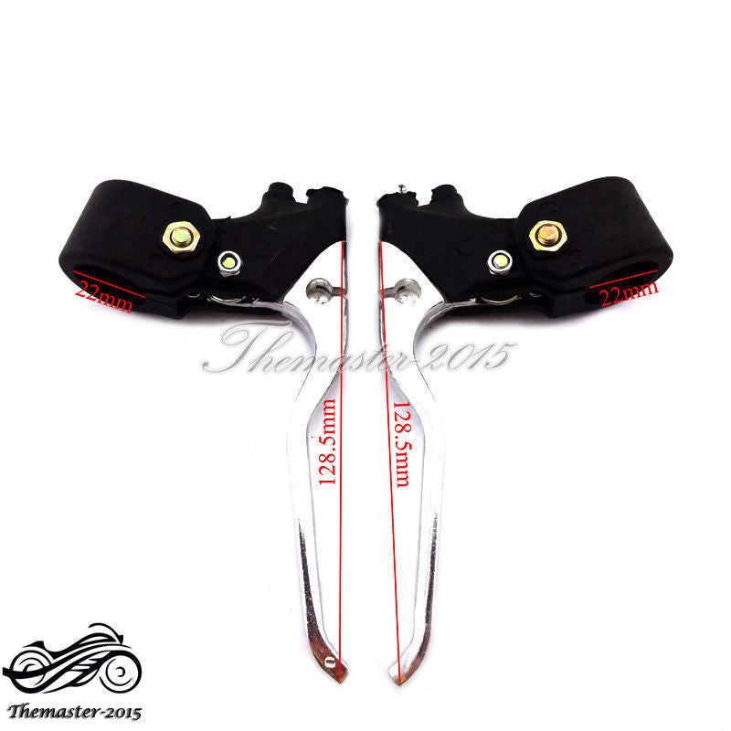 Left Right Brake Levers Set For 47cc 49cc for Mini Moto Pocket ATV Dirt Bike Scooter Q