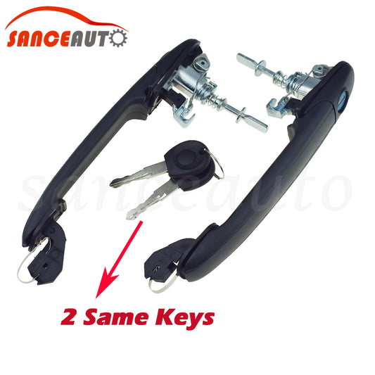 Suitable for Galaxy 96-05 and Sharan 95-10, LH door handle, right-hand grip with 2 identical keys, 6K0837205- n