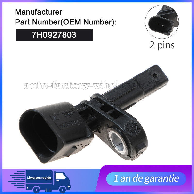 Capteur ABS de Vitesse Avant Gauche WHT003857 pour for GOLF for PASSAT TOURAN 7H0927803