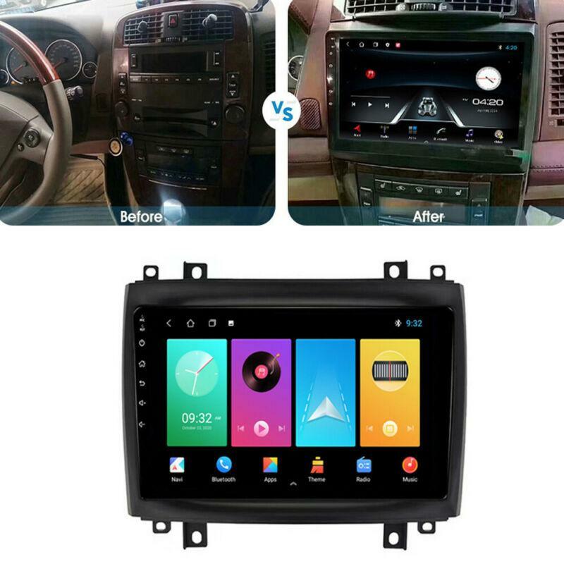 Stereo radio with GPS, Android 10, Wi-Fi, hands- , compatible with 2003-2007 for Cadillac CTS. n