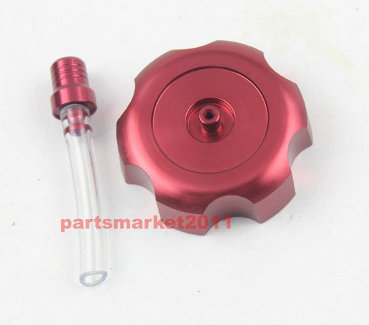 39MM Red CNC Billet Fuel Tank Gas Cap For 50CC-125CC ATV Quad Taotao Roketa Sunl