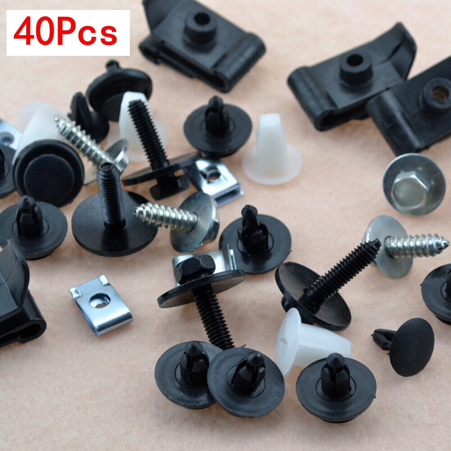 Engine Underbody Guard Plate Tray Cover Hardware Screw Bolt Fastening Clamp Kit