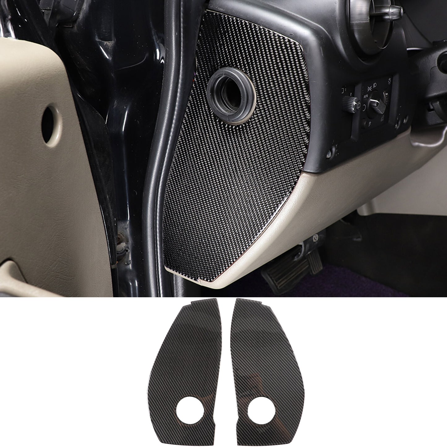 ABS Carbon Fiber Center Air Socket Frame Cover for 86/for Subaru BRZ 2012-20- v