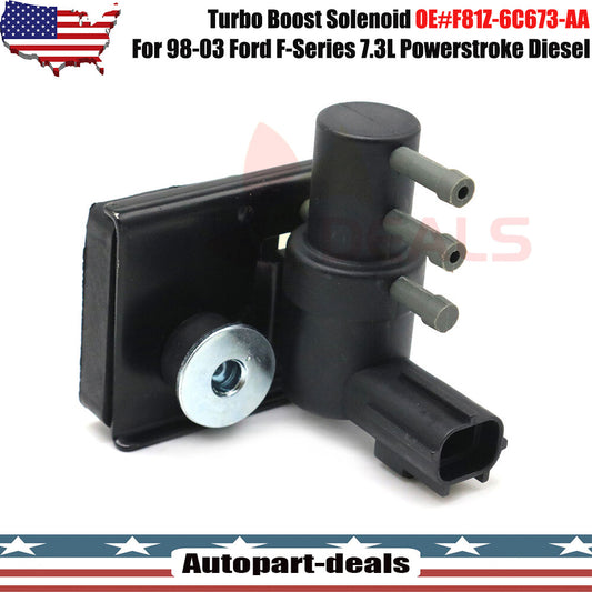 Turbo Boost Wastegate Solenoid F81Z6C673AA for Ford E-350 F-250 F-350 F-550 7.3L