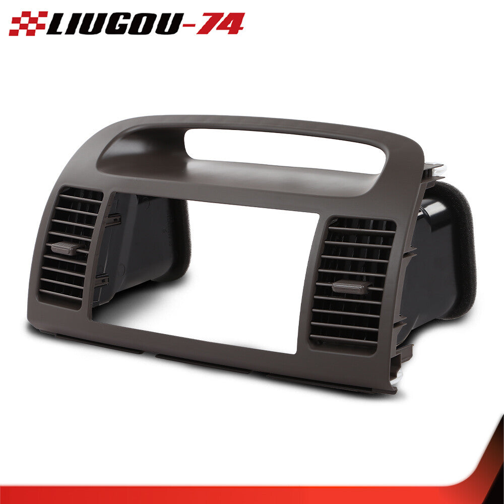 Center Dash Air Conditioning Vent Radio Stereo Decorative Frame Brown Suitable for 02-06 for Toyota for Camry