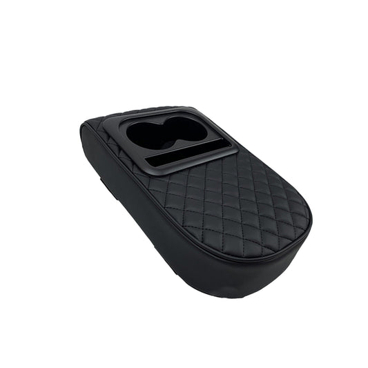 Black Armrest Pad Cover Center Console Box Cushion Protector Accessories Car