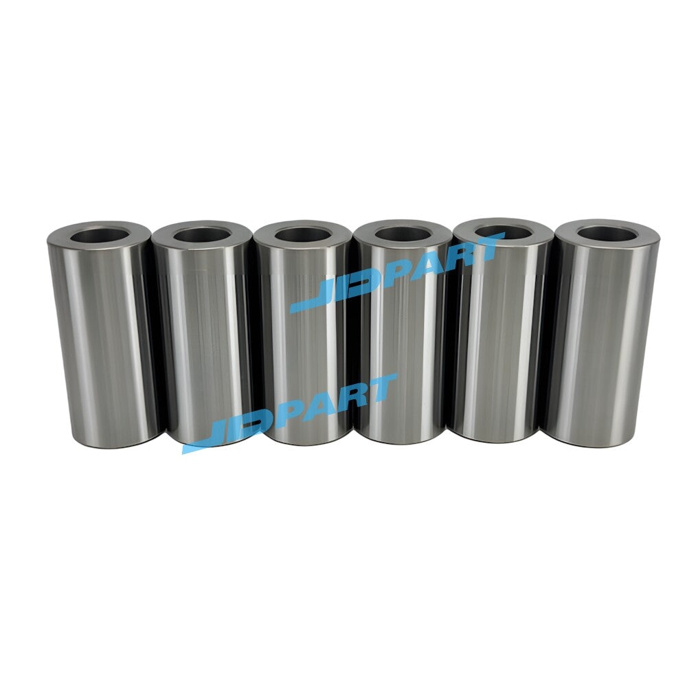 6-piece set of 6D105 piston pins for excavator engine parts -