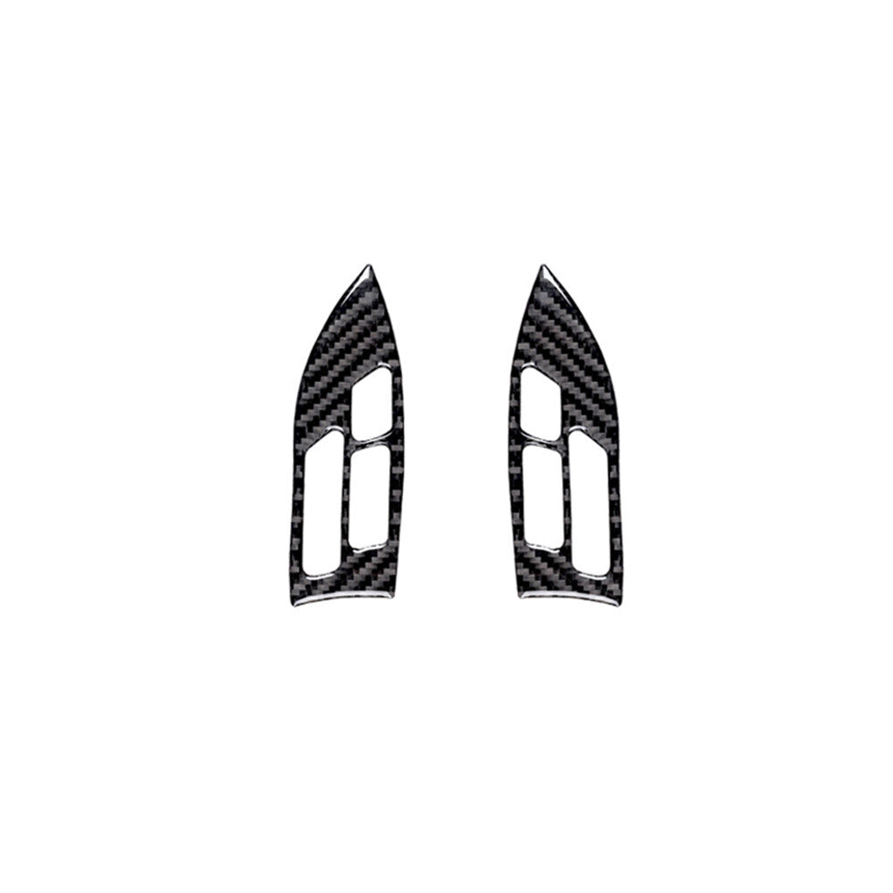 Carbon Fiber AWD Button Switch Storage Frame Trim for Dodge Durango 2014-2020 v