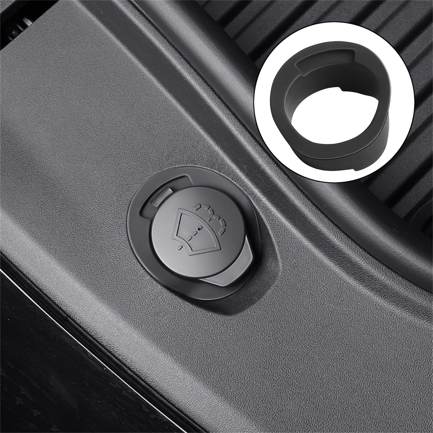 Sturdy Wiper Filler Gap Plug Durable Silicone Cover for Tesla Model 3 2024