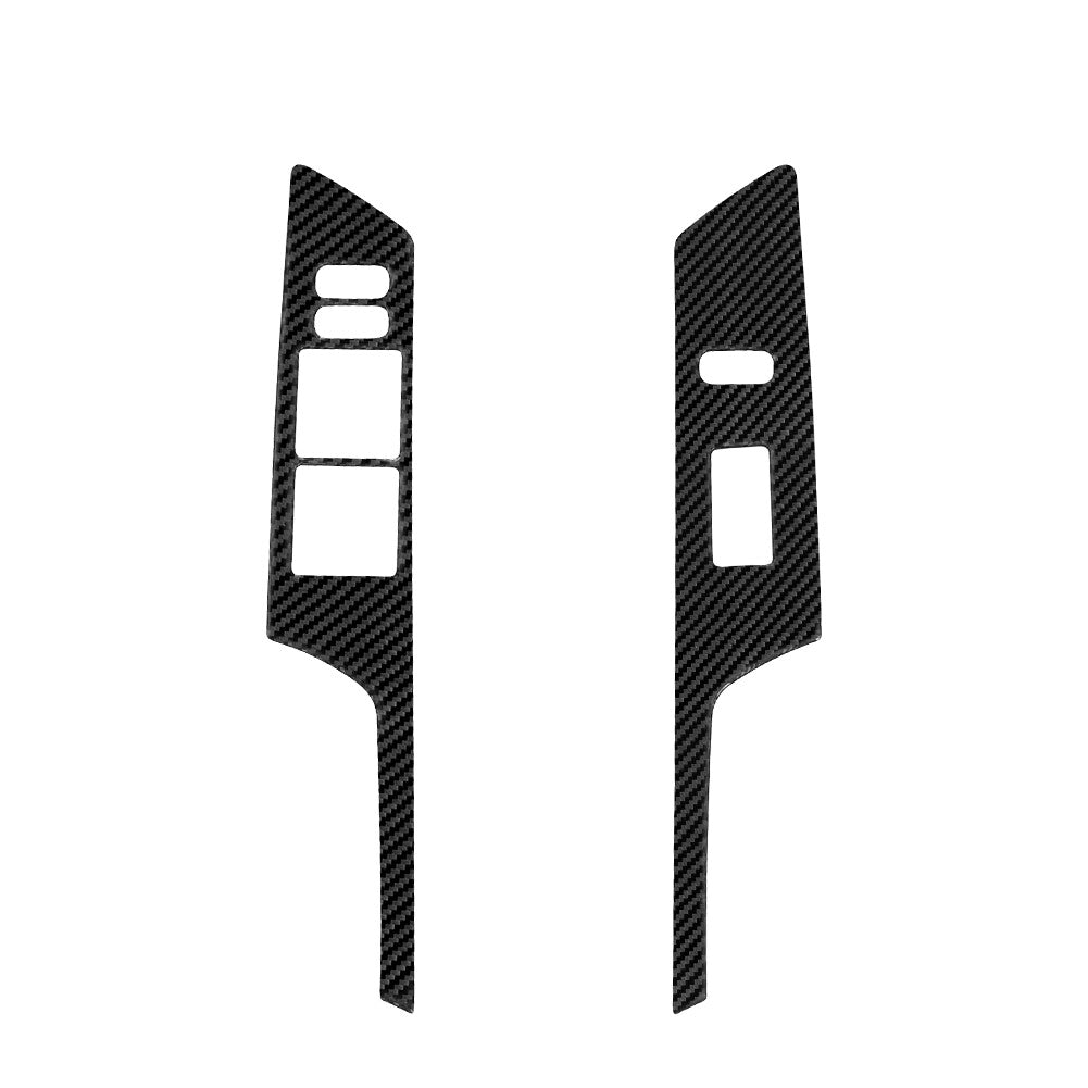 3x Carbon Fiber Center Console Trim Strip For C Class W204 2007-10 v