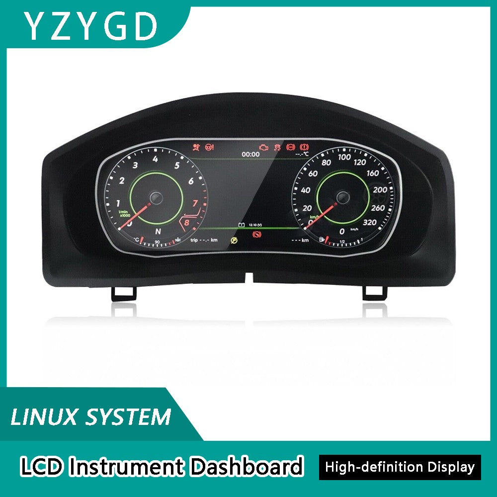 LCD Instrument Digital Cluster Speedometer Dashboard for Volkswagen for Tiguan 10-17 Q