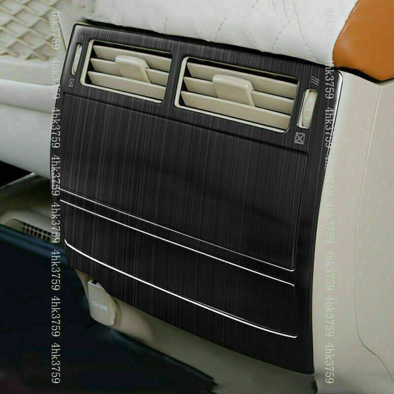 Black titanium Rear Air Vent Outlet Trim Cover for Toyota for Land Cruiser 2016-2021