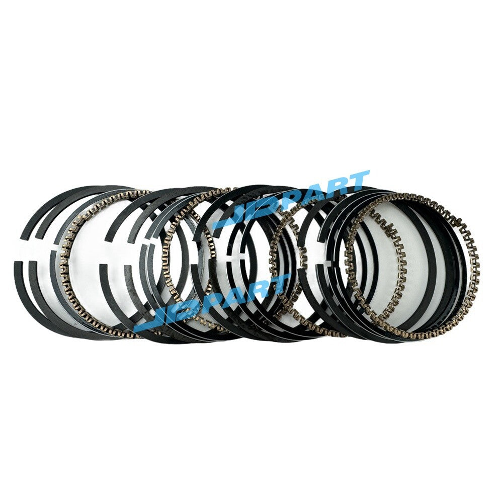 4-piece piston ring set, 80.50 mm, for 12R excavator engine parts.