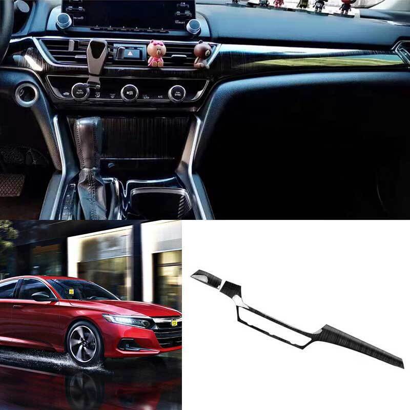 Black carbon fiber sliced tailboard sticker decoration suitable for Corvette C8 2020-2023- v