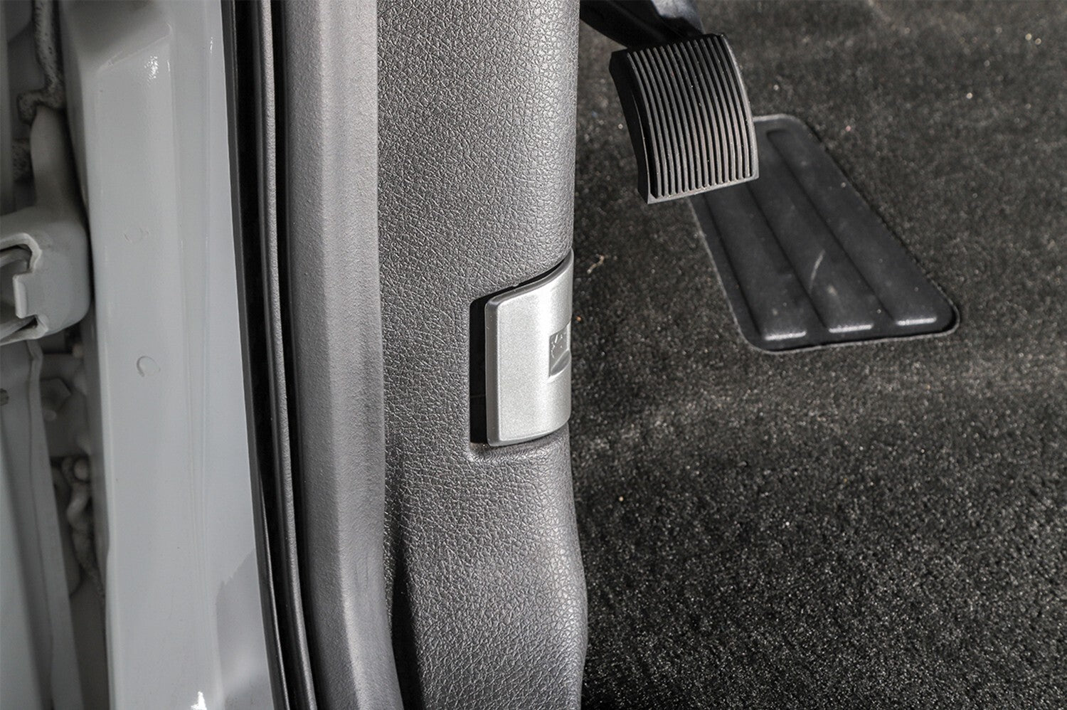 Engine Hood Switch Button Cover Trim Accessories Silver  for ford  F150 F-150