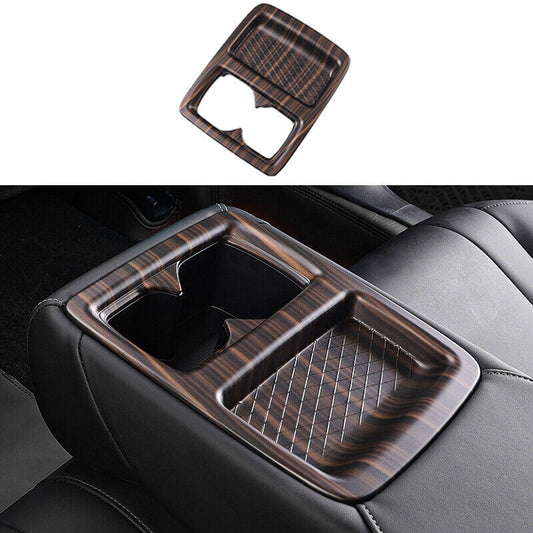 1Pcs Rear Water Cup Holder Panel Trim Wood Grain for Honda Accord 11th 2023-2024 n