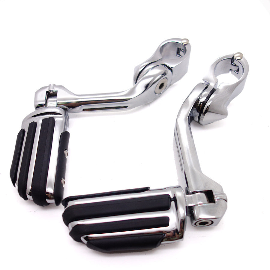 New Long Highway Foot Pegs for Harley Electra Road King Street Glide 1-1/4 Bars Q
