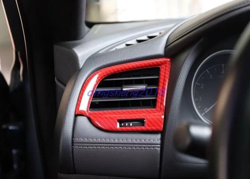 15-piece Red Carbon Fiber Style Interior Trim Kit for Mazda 6 2017-2018