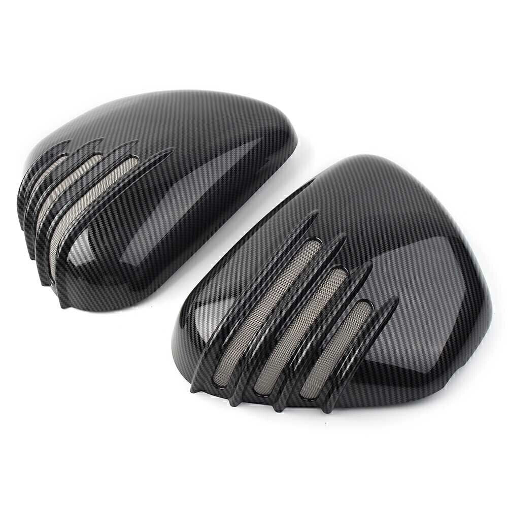 Carbon fiber Look Side Battery Cover Fit Street Cup Twin Scrambler 2017-2019