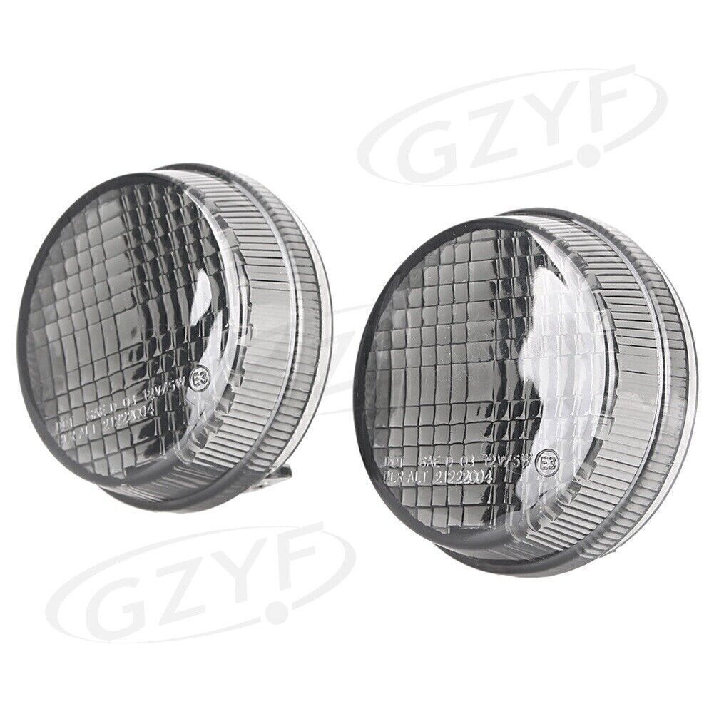 Front Turn Signal Indicator Light Smoke Lens for Honda Cruisers 1997-1999 2000