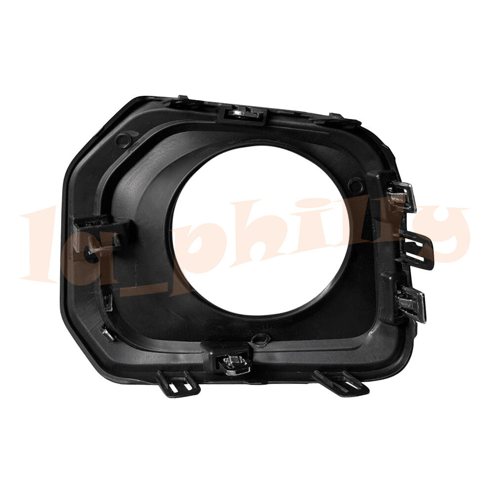 Left Fog Light Lamp Bezels Black Cover Chrome For 2016-2020 for Toyota Tacoma