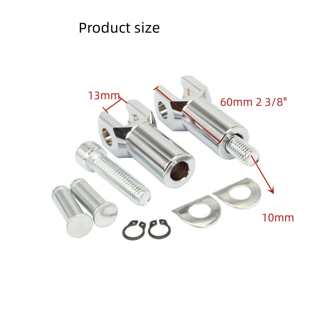 2.25 Passenger Foot Peg Support Mount Clevis Kit For 2000-2006 for Harley Softail