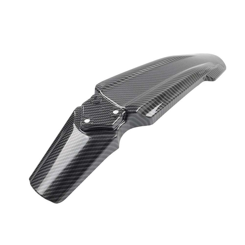 Dirt Bike Front Mudguard Protector Carbon Fiber Black For Sur-Ron S/X Q