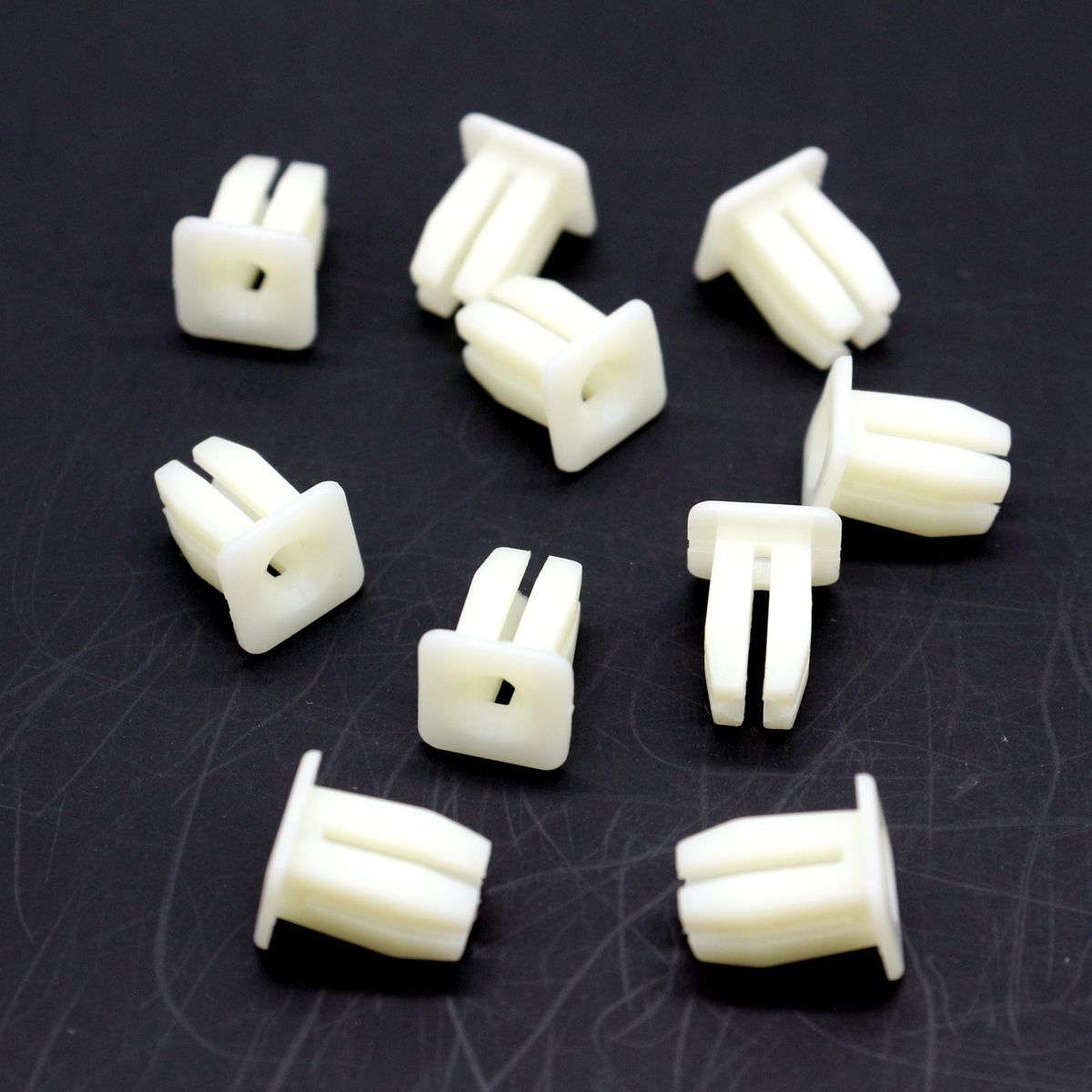 10Pcs Trim Screw Inserts- Headlight Bezel, Grille Mirror Nut for Ford 379830-S