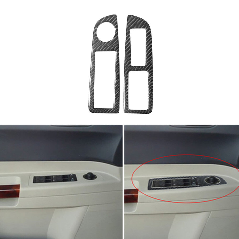 4Pcs Red Door Speakers Frame Trim Carbon Fiber Sticker for Audi A4 S4 2005-2008 v