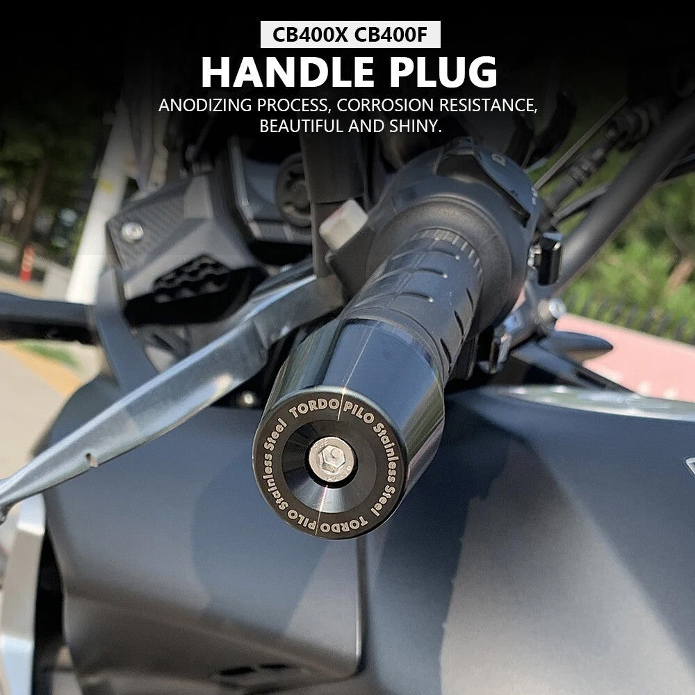 Handlebar Grip Plug Slider Handle Bar End Weight Handlebar for Honda CB400X 400F