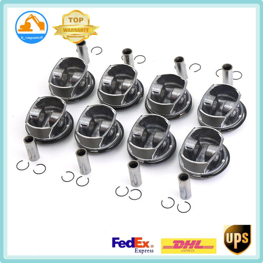 8Pc Pistons Rings Kits for Porsche for Cayenne for Panamera S GTS 957 970 4.8L V8