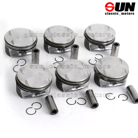 6-Piece Piston Ring Set by for C350 W204 E350 W211 S350 3.5 M272