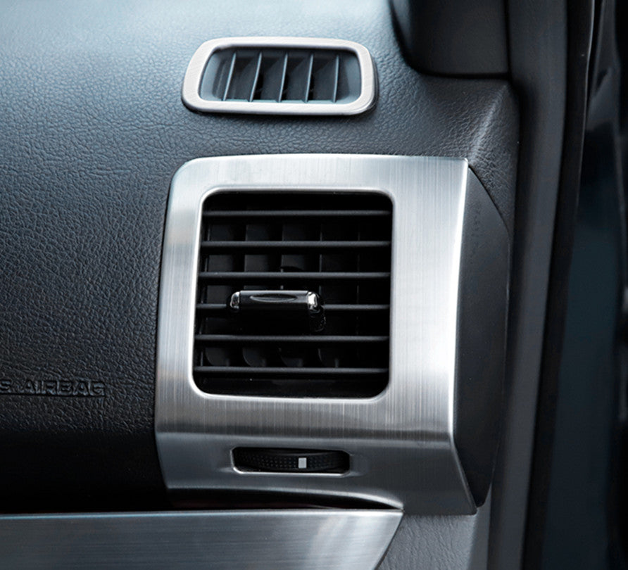 4X Silver Inner Side Air Vent Outlet Cover Trim for Toyota Prado FJ120 2003-2009