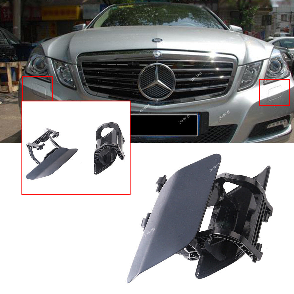 Headlight Washer Nozzle Cover Front Right+Left Fit for Benz E-CLASS W212 Q