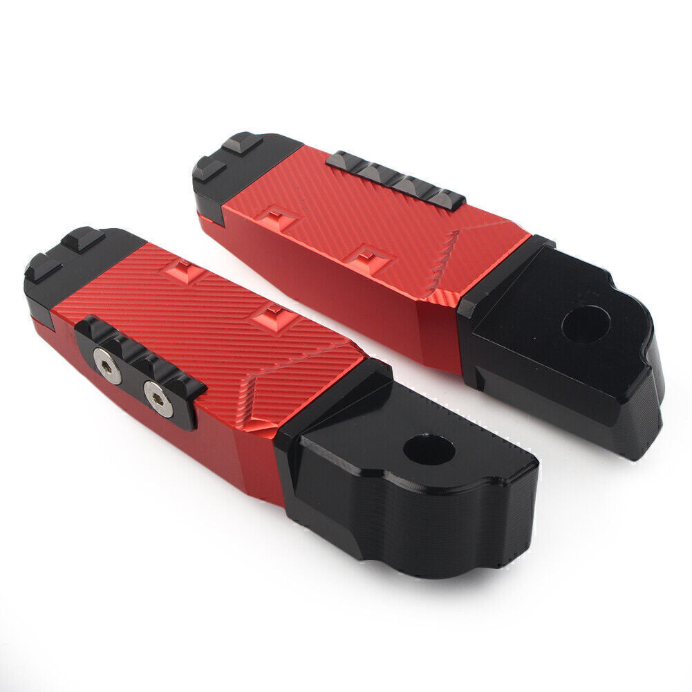 Red Aluminum Rear Passenger Footrests Foot Pegs Pedal for BMW S1000RR R HP4
