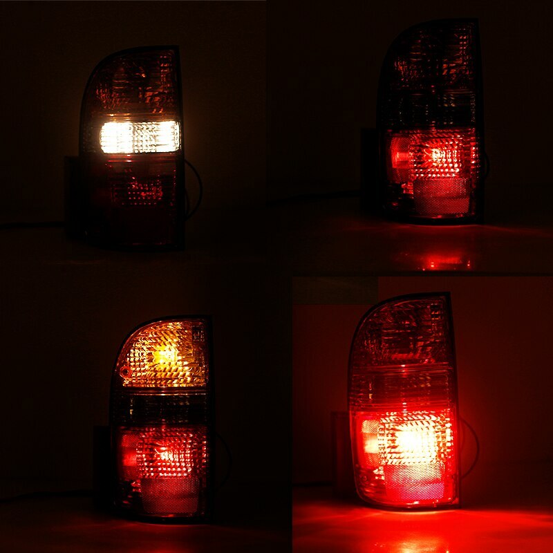 Pair Rear Brake Lamp With Bulb Tail Light for Toyota Tacoma 2001-2004