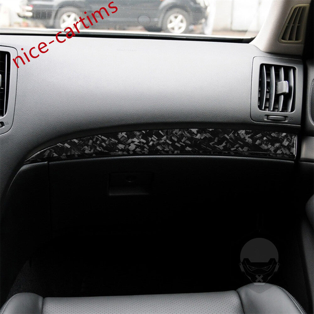 Forged Carbon Dashboard for Co -pilot Panel Trim for Infiniti G37 2007-13 G35 G25 Q60