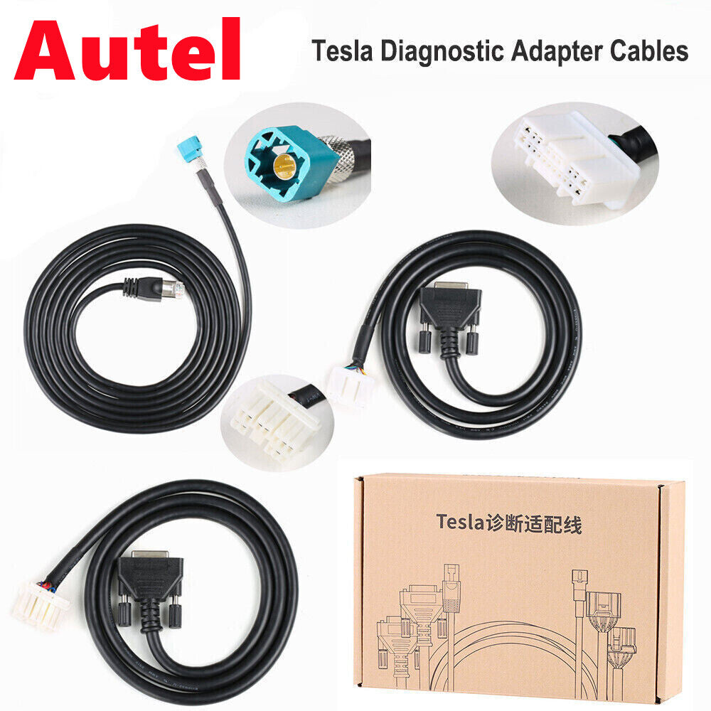 for Tesla Cable Set Diagnostic Cable for Tesla S/ X Vehicle Model For MaxiSYS