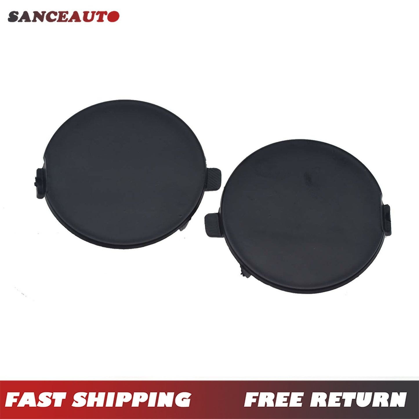pair of new rear bumper hooks/tow covers for Mazda 3 Axela 2014-2018. n