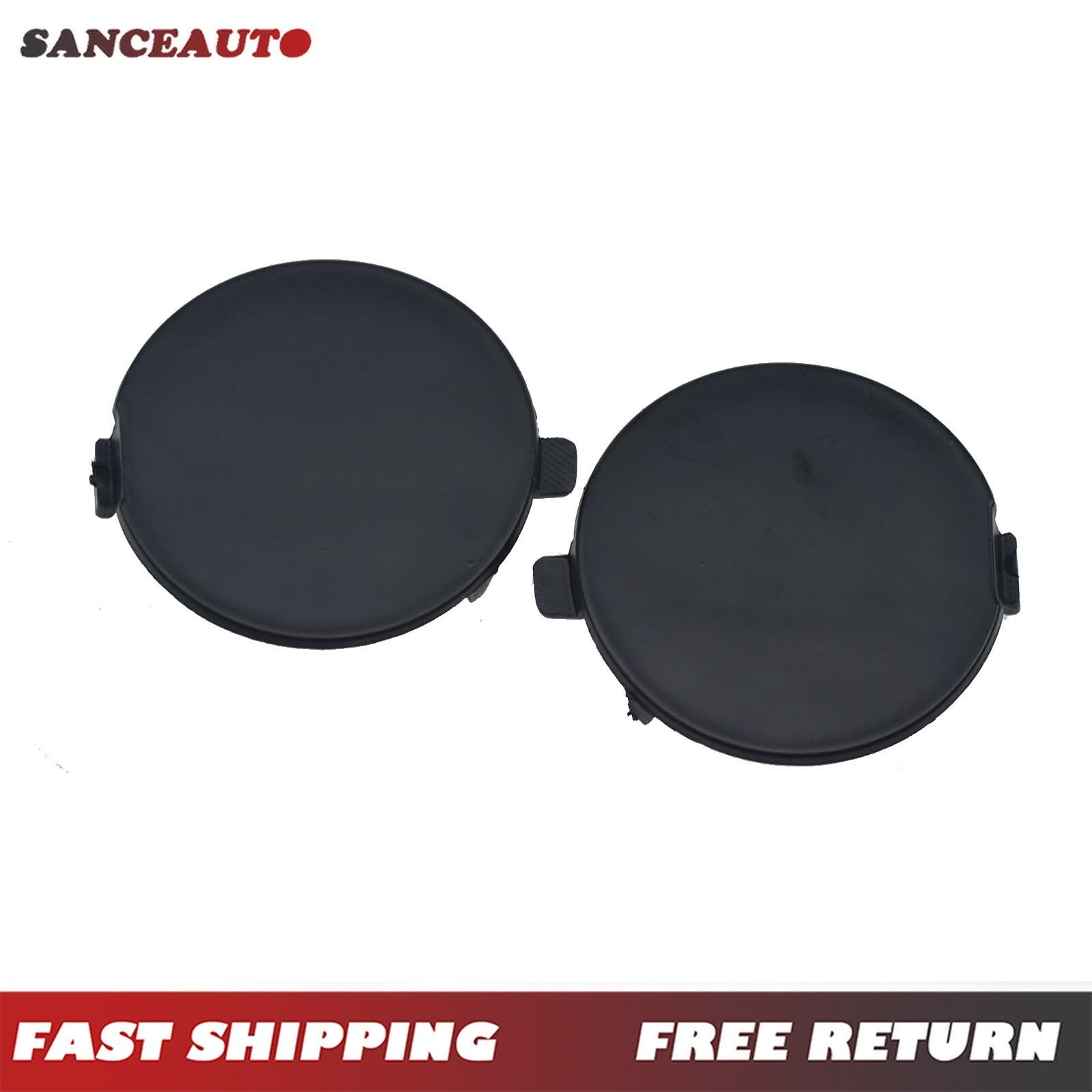 pair of new rear bumper hooks/tow covers for Mazda 3 Axela 2014-2018. n